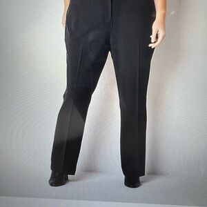 Liz Claiborne Women's Black Straight Leg Pants